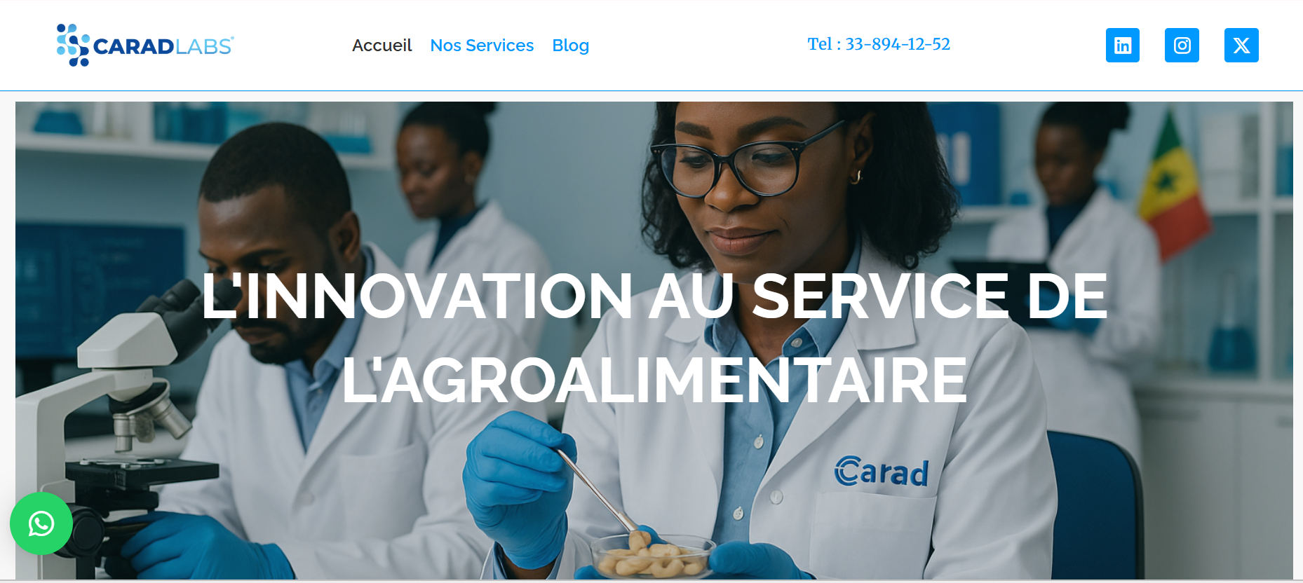 Projet site vitrine – Fatou Développeuse Web